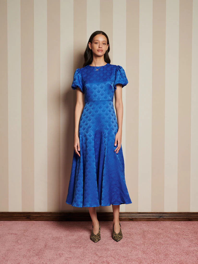 Oriel Jacquard Midi Dress - Image 4