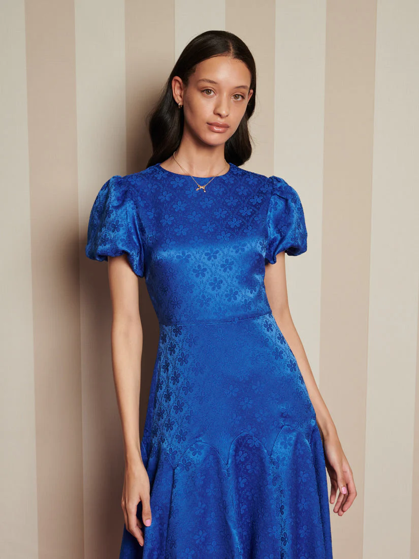 Oriel Jacquard Midi Dress - Image 5