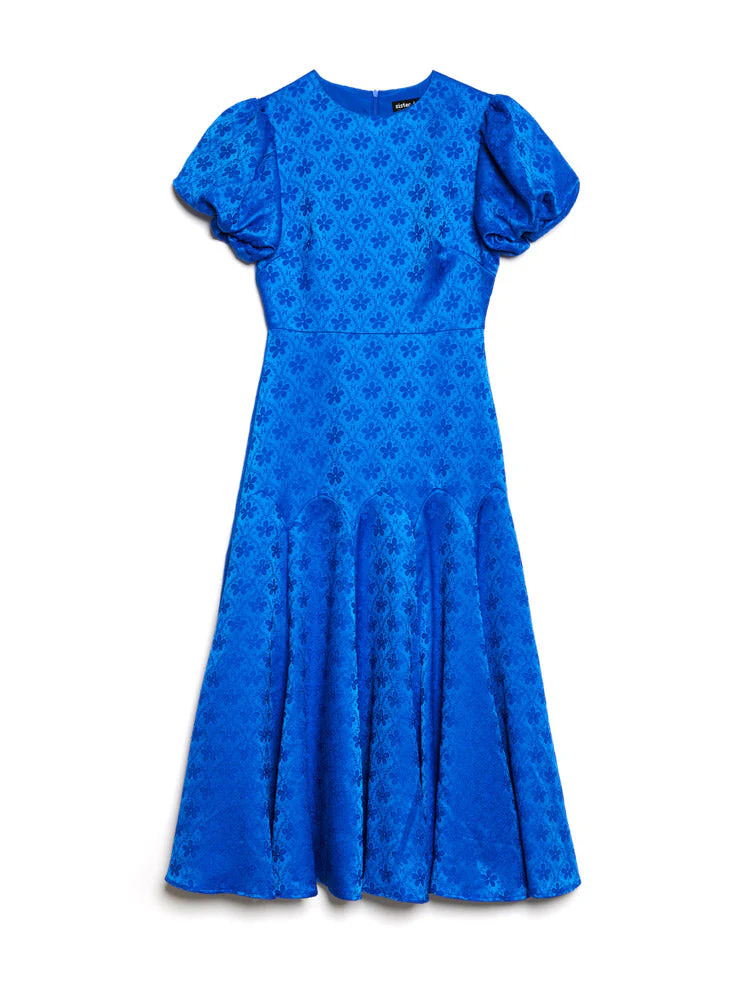 Oriel Jacquard Midi Dress - Image 7