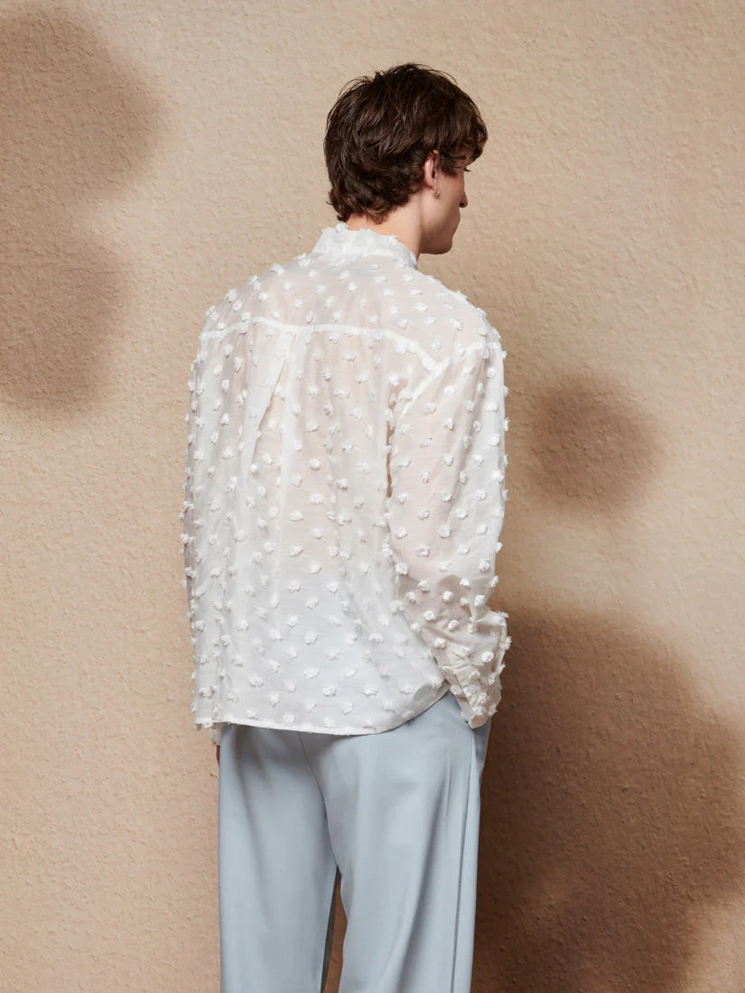 Orin Spot Bow Shirt - Image 6