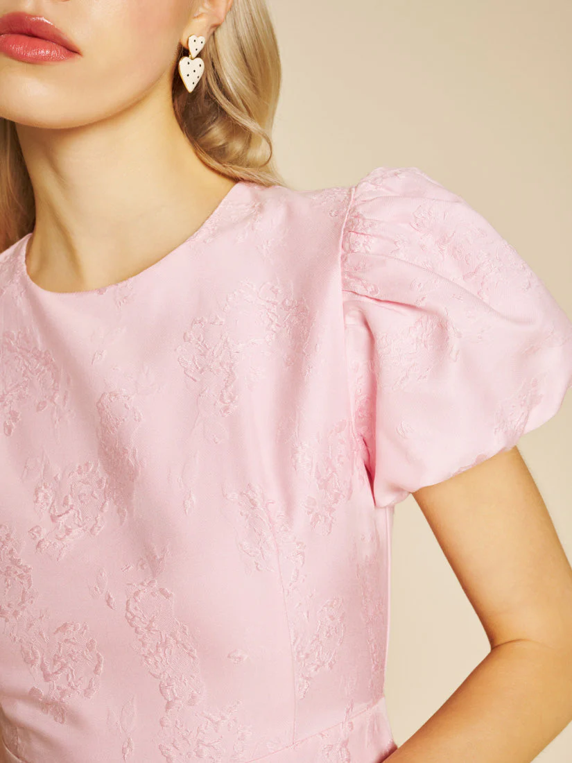 Palette Jacquard Midi Dress - Image 6