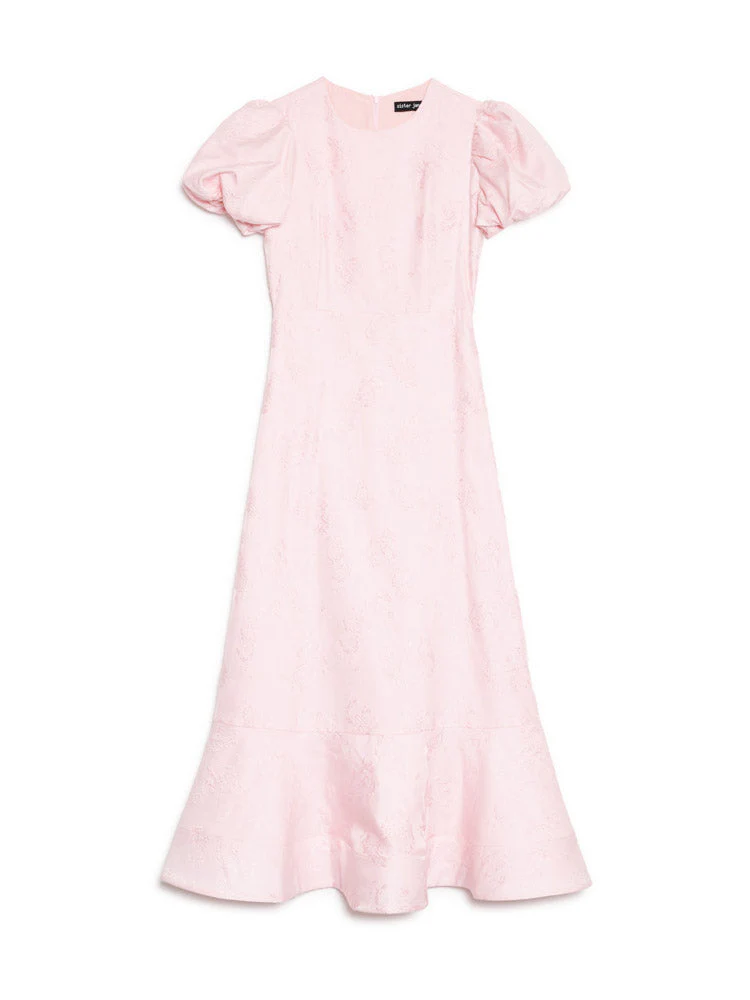 Palette Jacquard Midi Dress - Image 7