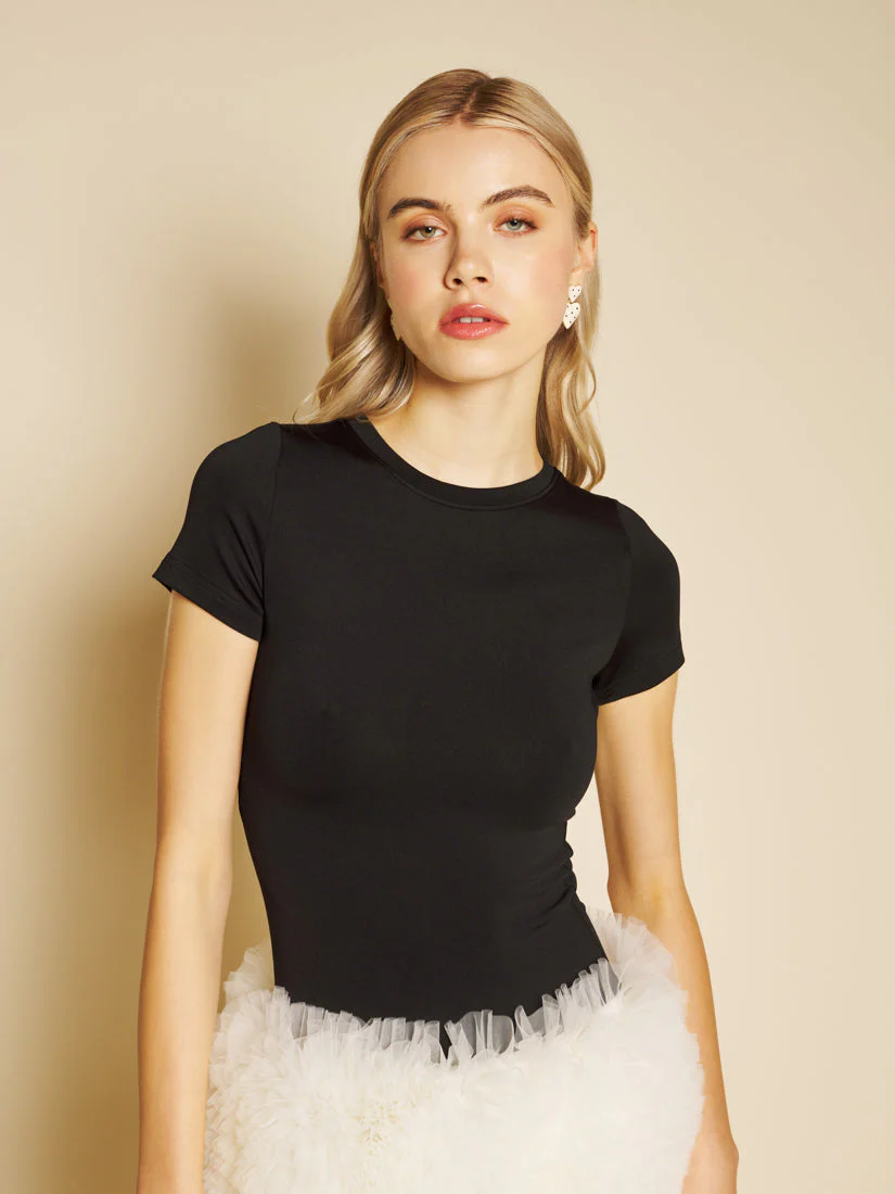 Papillon Tulle Hem Mini Dress - Image 5