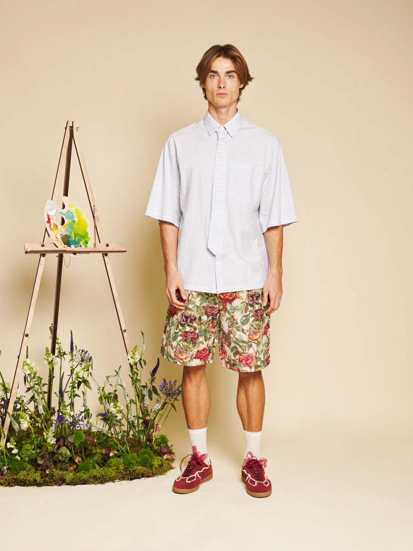 Petunia Tapestry Bermuda Shorts - Image 2