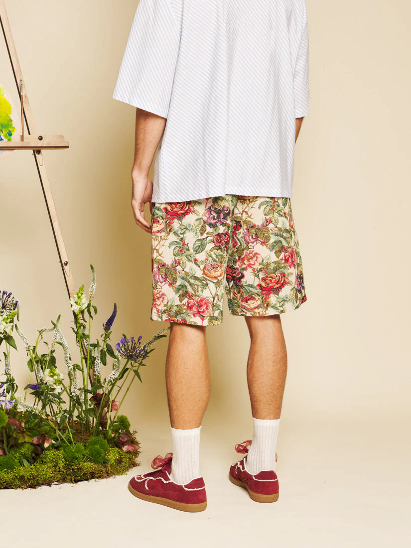 Petunia Tapestry Bermuda Shorts - Image 4