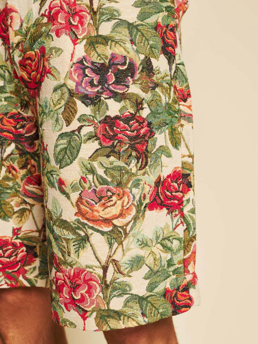 Petunia Tapestry Bermuda Shorts - Image 6