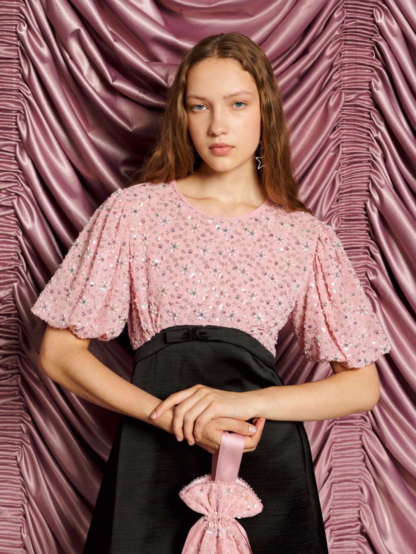 <b>DREAM</b> Pink Parade Embellished Mini Dress - Image 6
