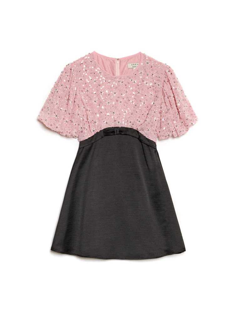 <b>DREAM</b> Pink Parade Embellished Mini Dress - Image 8