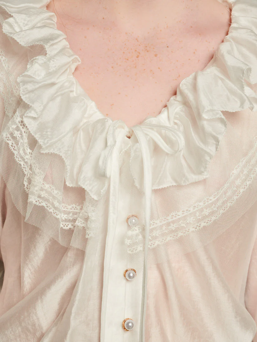 <b>DREAM</b> Poetic Ruffle Blouse - Image 6