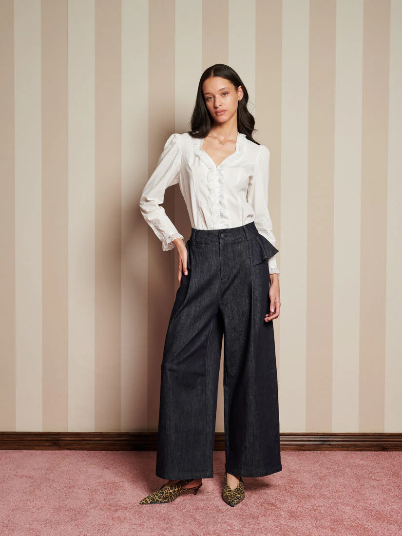 Powdered Ruffle Blouse - Image 2