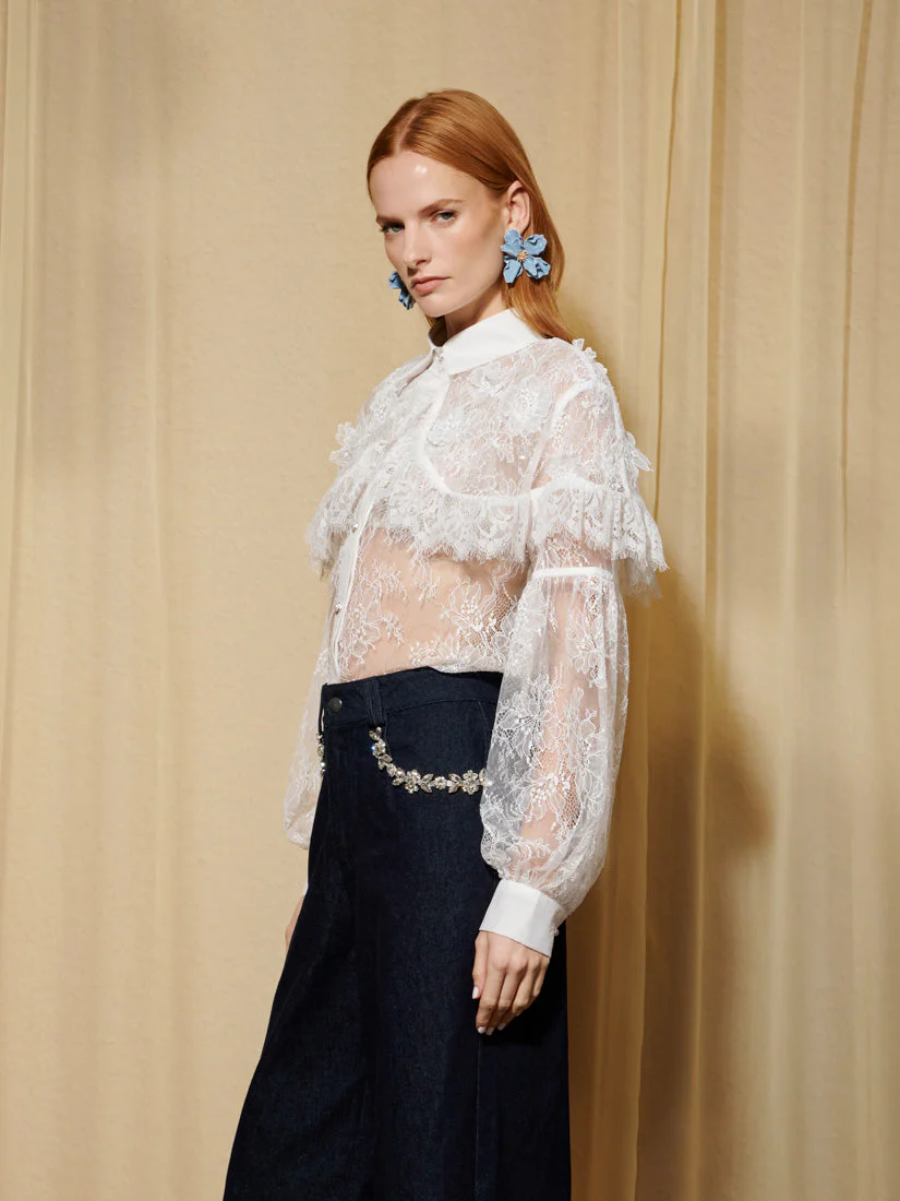 <b>DREAM</b> Promise Lace Cape Shirt - Image 2