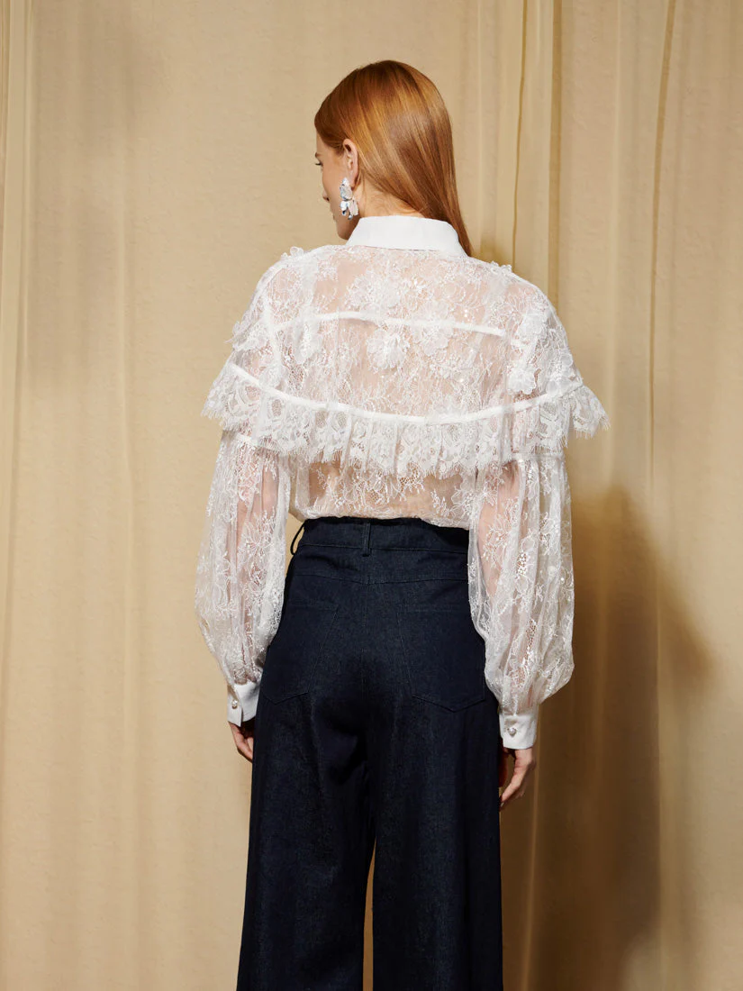 <b>DREAM</b> Promise Lace Cape Shirt - Image 3