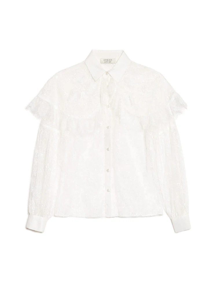 <b>DREAM</b> Promise Lace Cape Shirt - Image 7