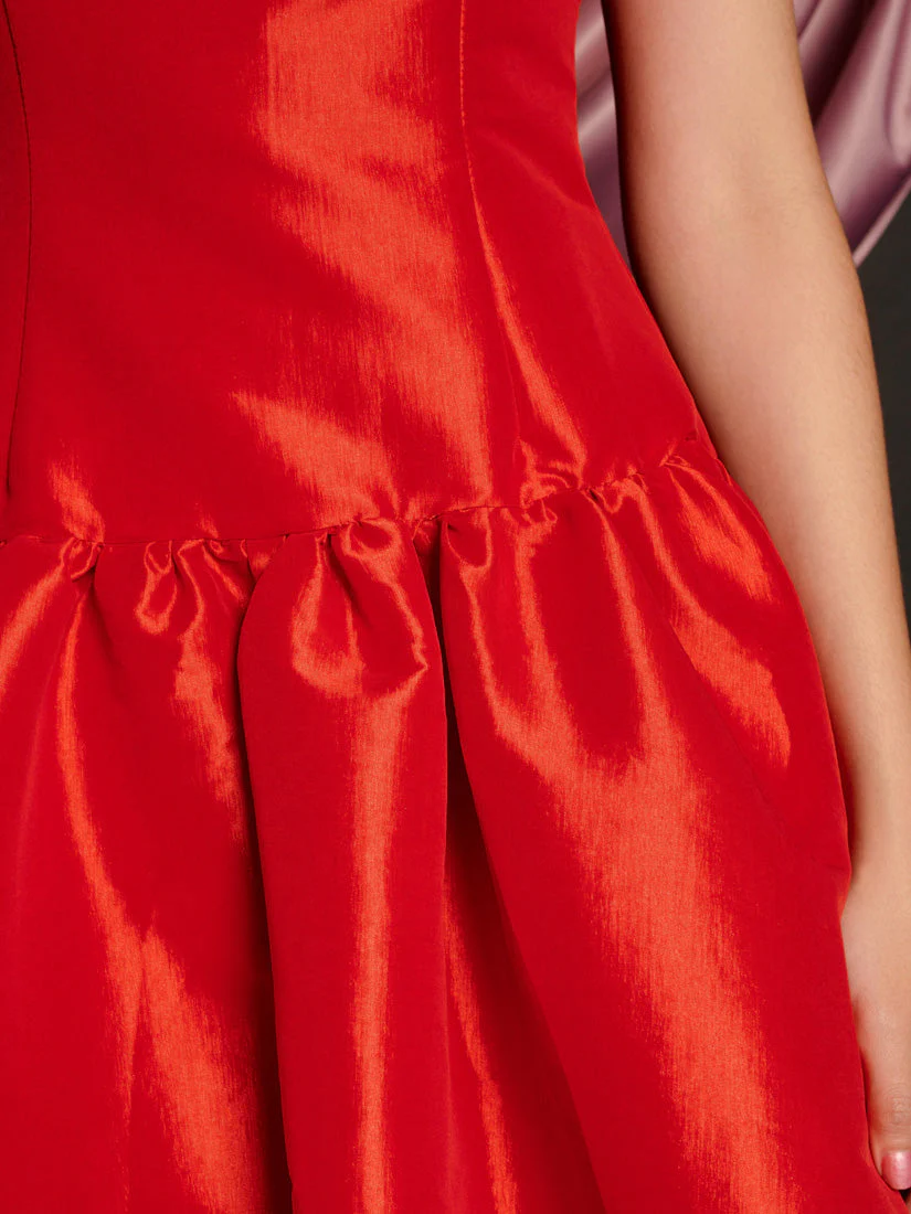 Quartet Taffeta Midi Dress - Image 6