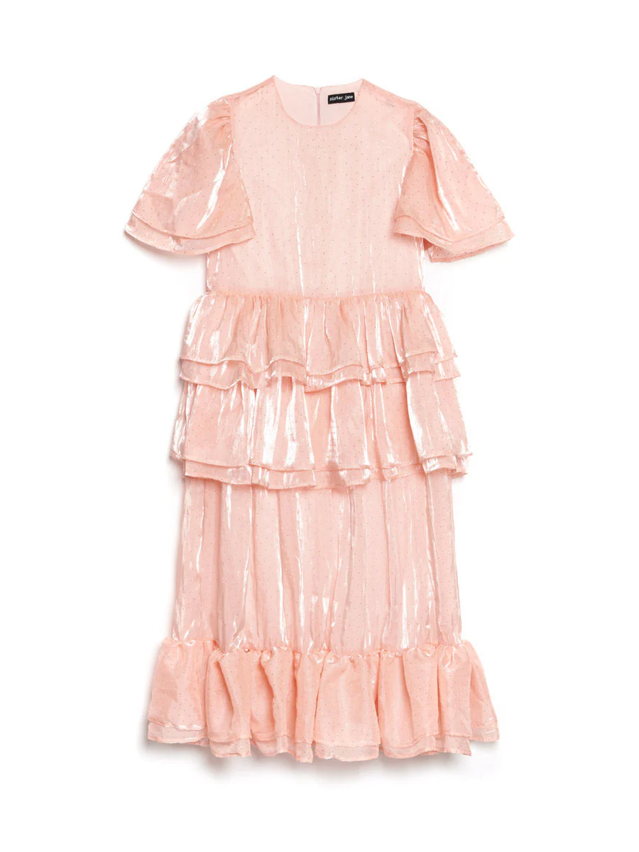 Reverie Ruffle Midi Dress - Image 8