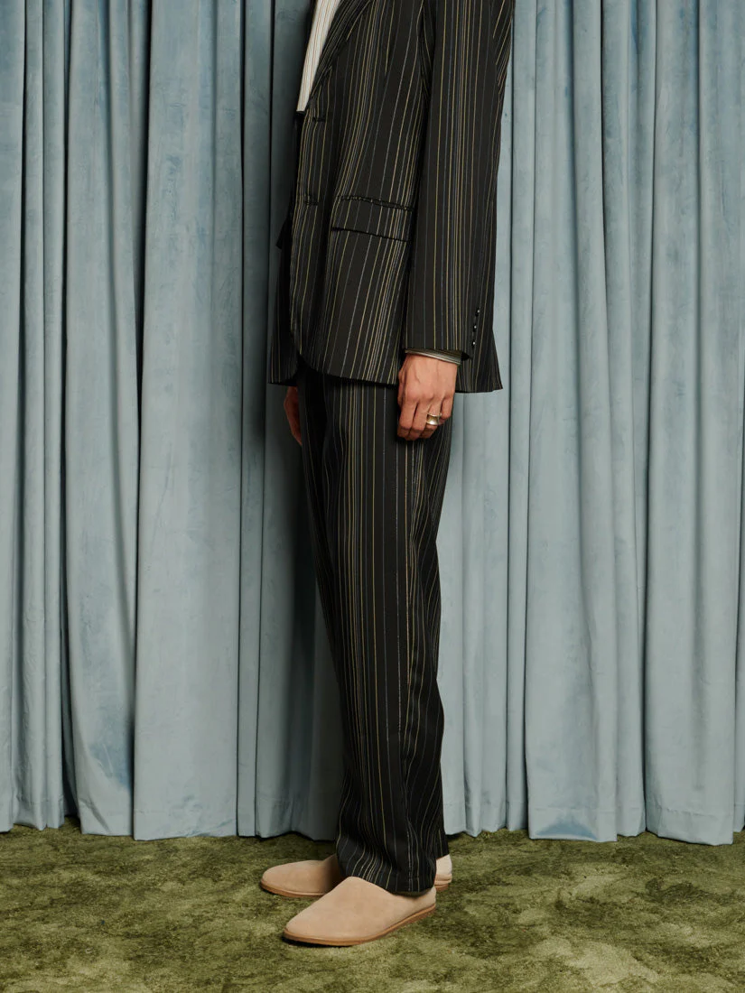 Richie Stripe Tailored Trousers - Image 5