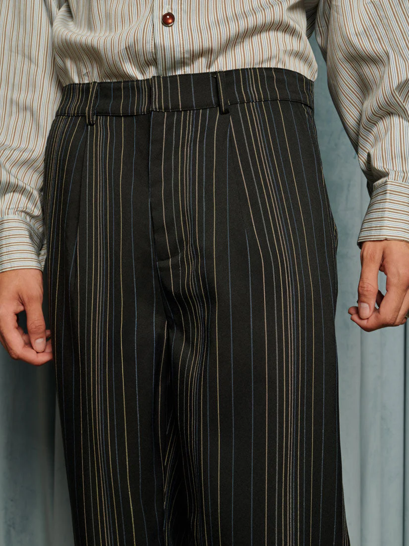 Richie Stripe Tailored Trousers - Image 7