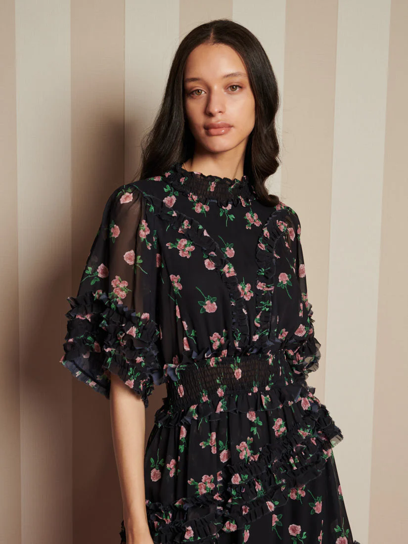 Rose Way Asymmetric Dress - Image 5