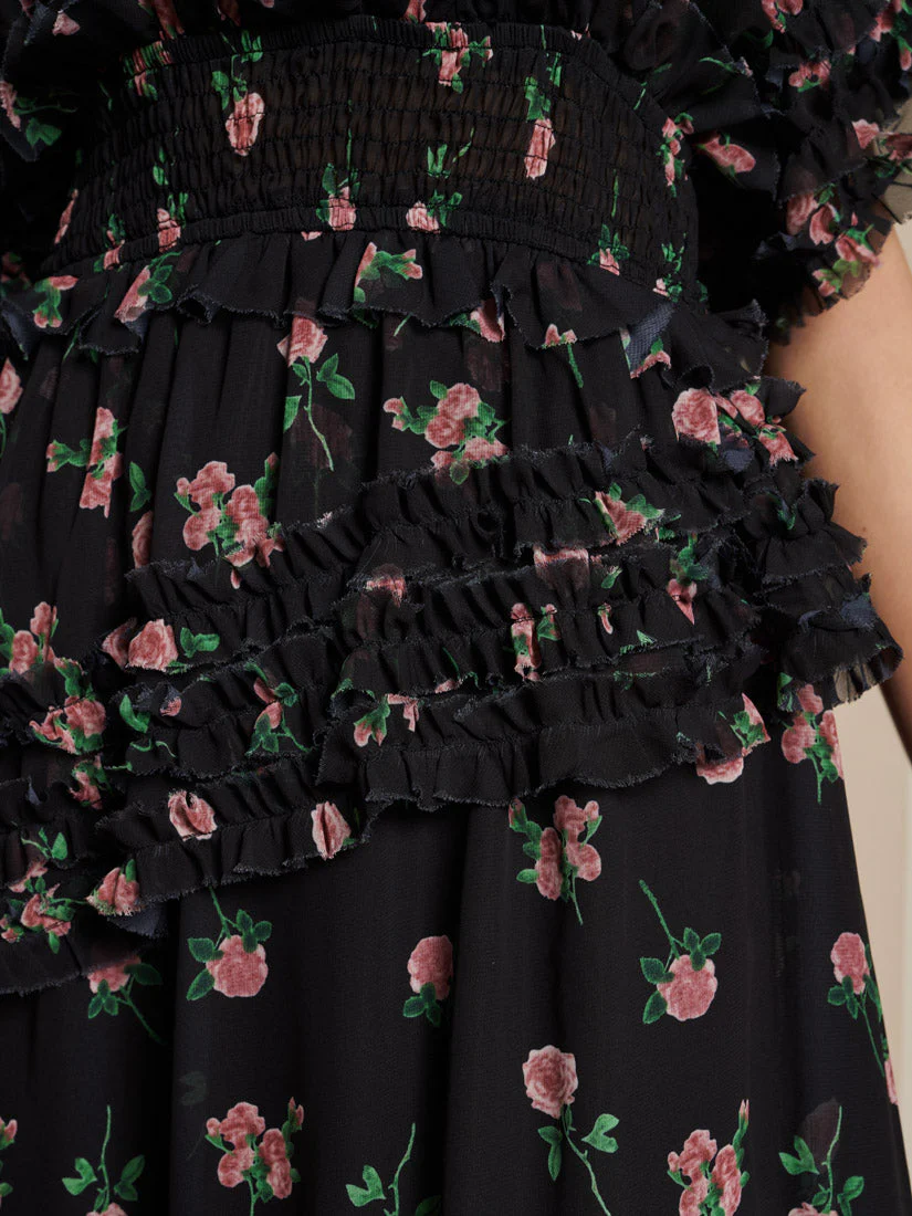 Rose Way Asymmetric Dress - Image 6