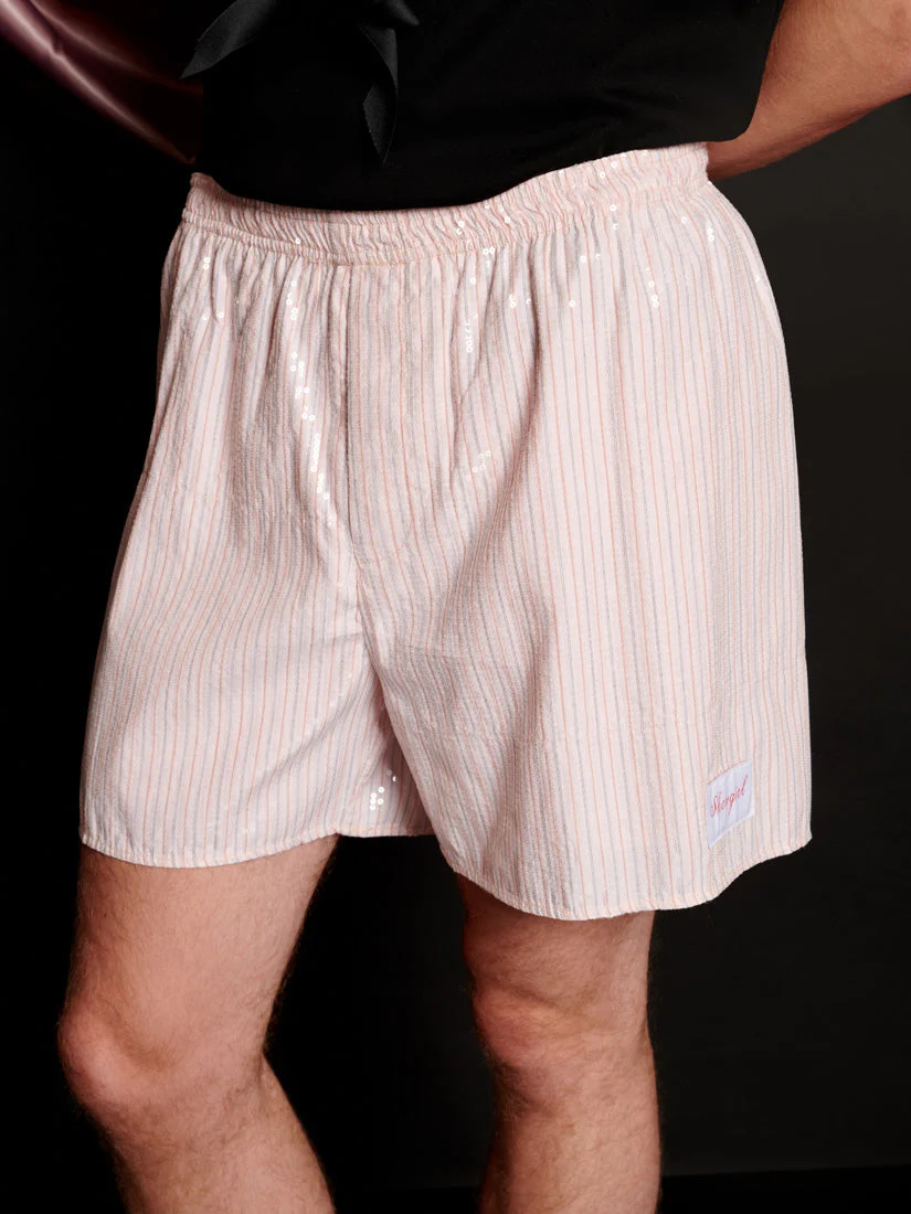 Rowan Sequin Stripe Shorts - Image 7