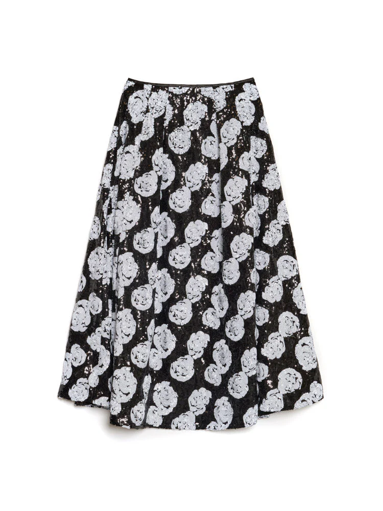 <b>DREAM</b> Roxie Rose Sequin Midi Skirt - Image 7