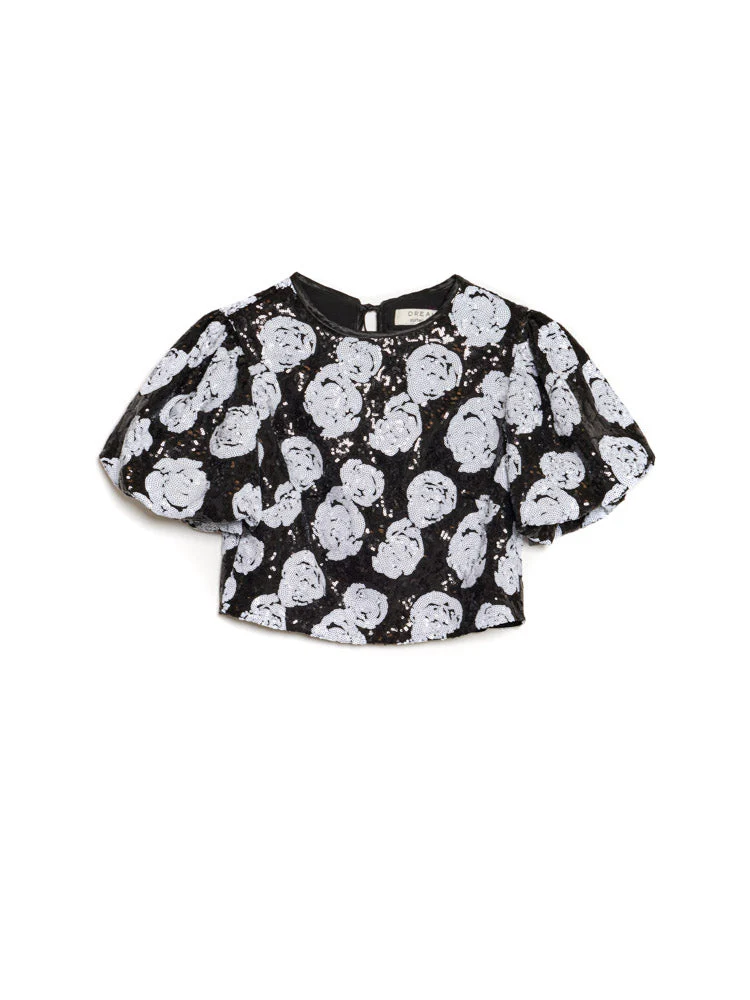 <b>DREAM</b> Roxie Rose Sequin Top - Image 7
