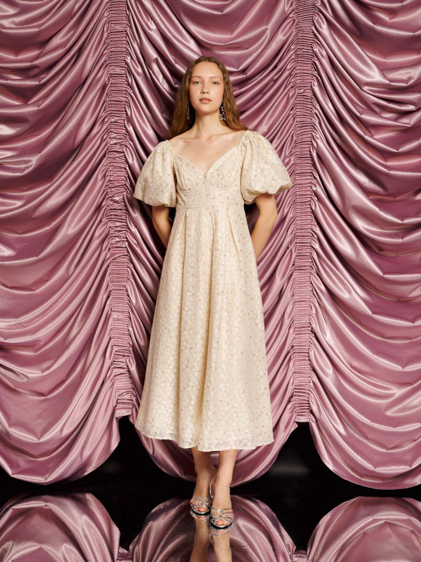 <b>DREAM</b> Sally Lace Midi Dress - Image 4