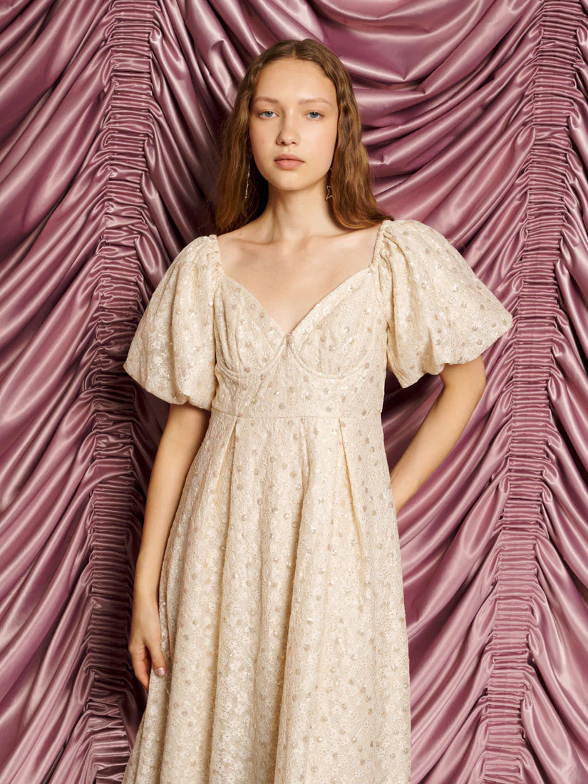 <b>DREAM</b> Sally Lace Midi Dress - Image 5