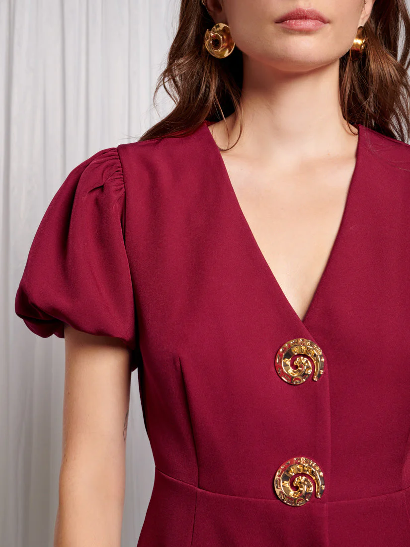 Sandy Swirl Midi Dress - Image 7