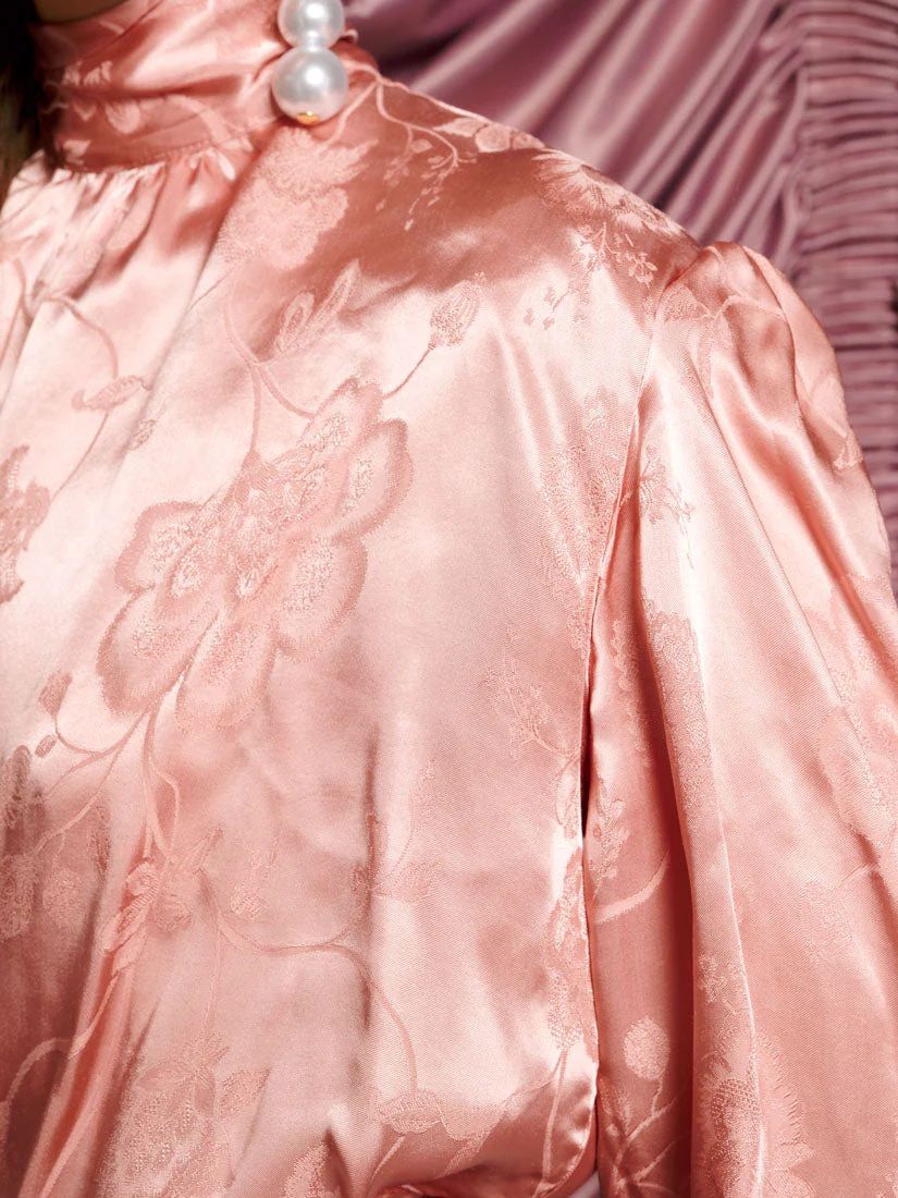 <b>DREAM</b> Satin Hour Bow Blouse - Image 6