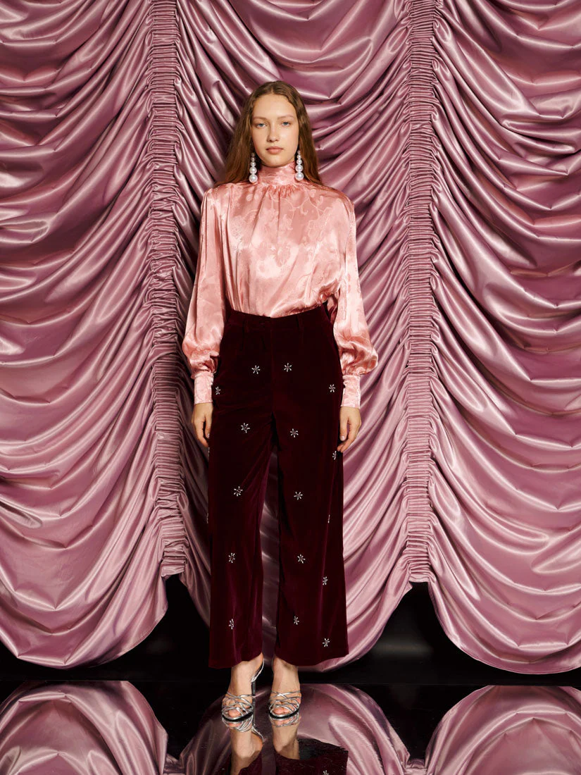 <b>DREAM</b> Satine Velvet Trousers - Image 4