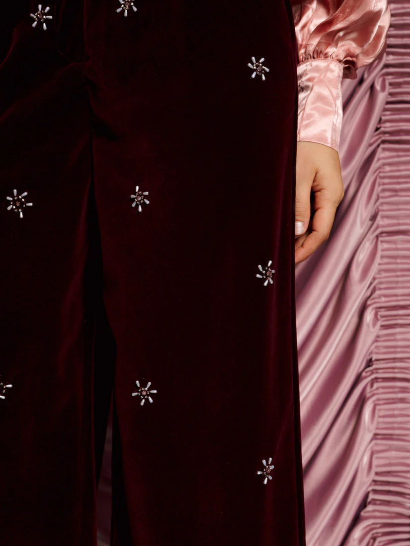 <b>DREAM</b> Satine Velvet Trousers - Image 6