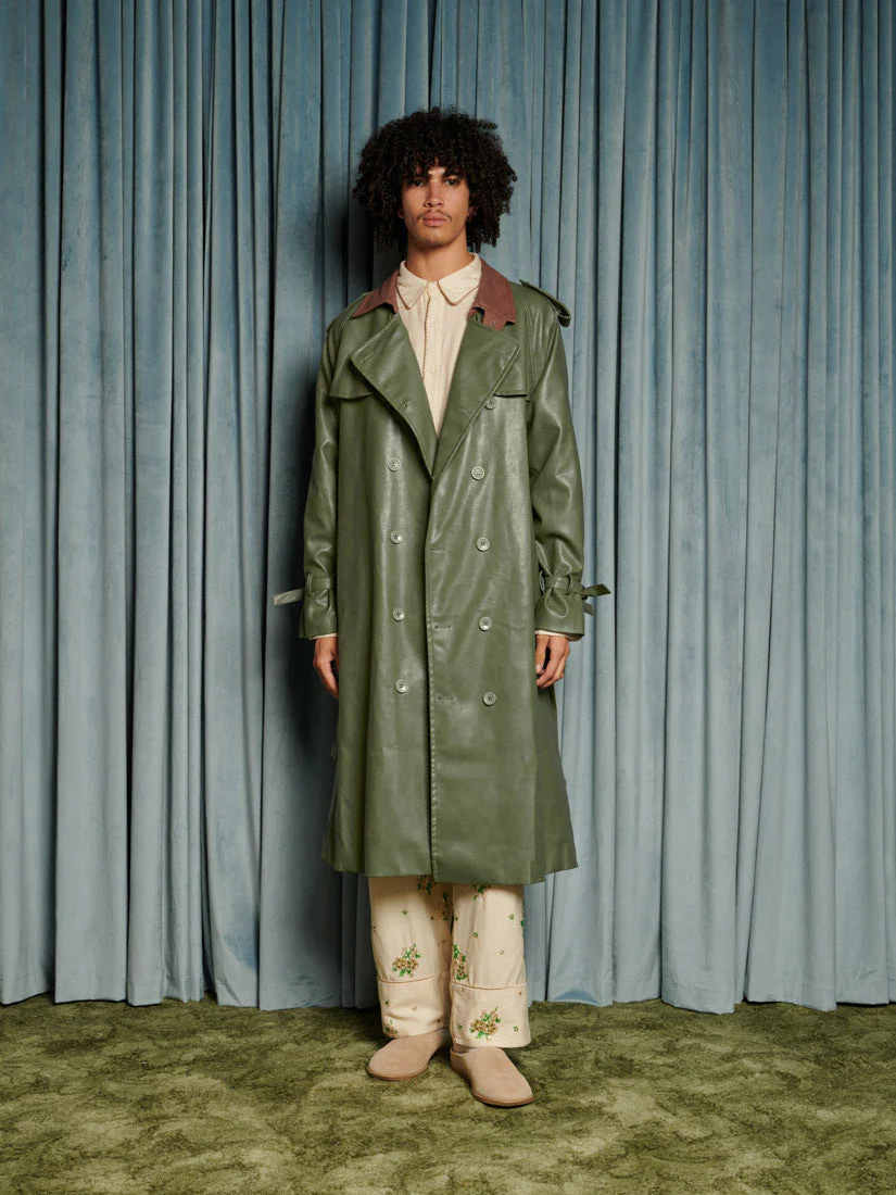 Scout PU Trench Coat - Image 2