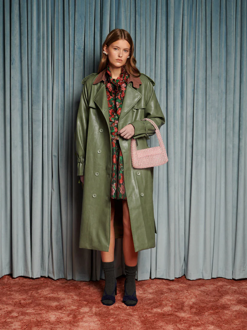 Scout PU Trench Coat - Image 4