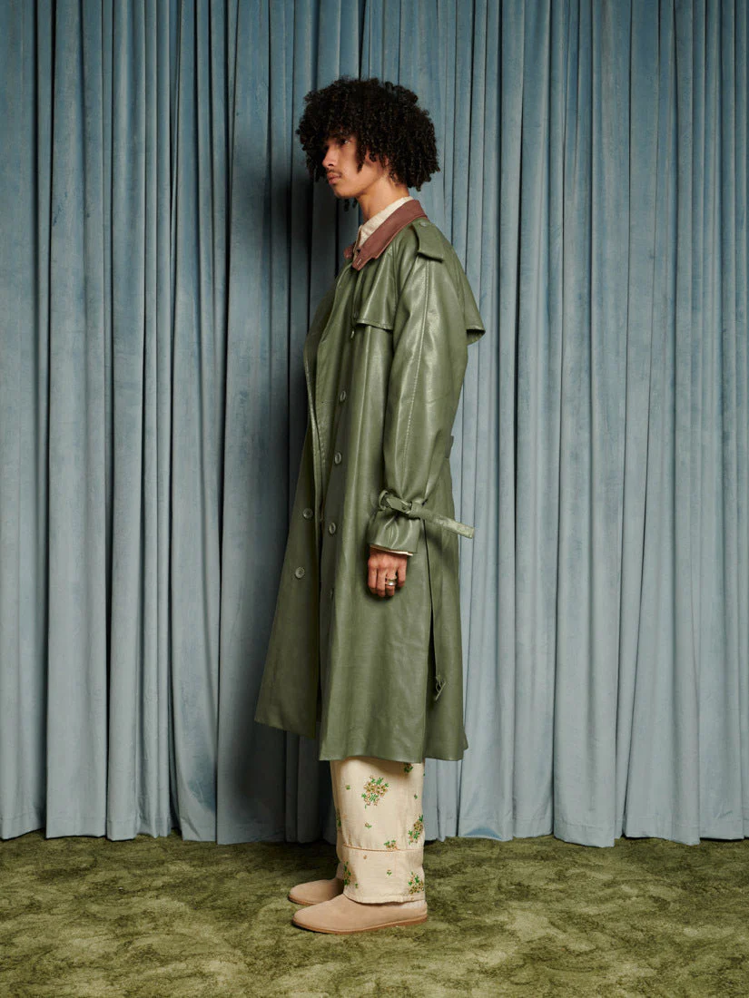 Scout PU Trench Coat - Image 5