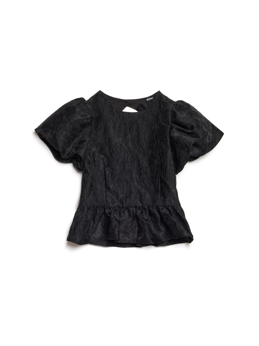 Screenplay Jacquard Bow Top - Image 7