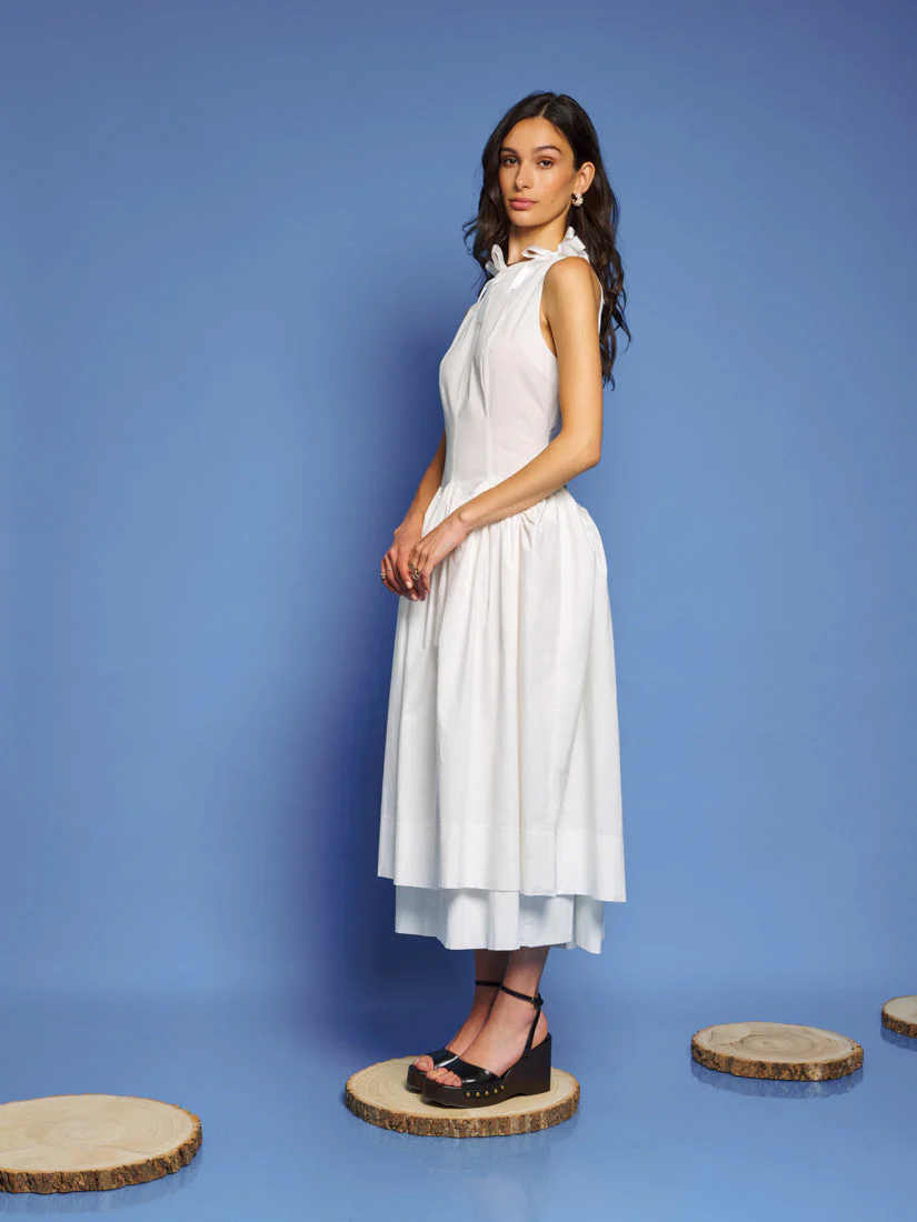 <b>DREAM</b> Shoreline Bows Midi Dress - Image 2