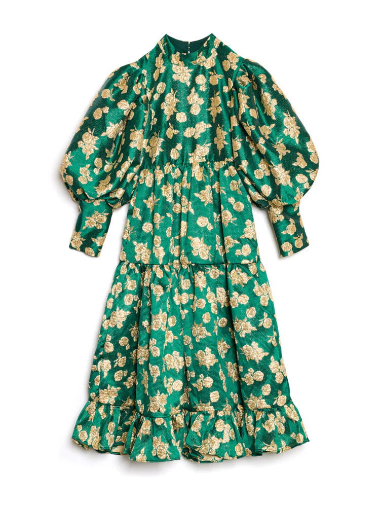 <b>DREAM</b> Showstopper Jacquard Maxi Dress - Image 7
