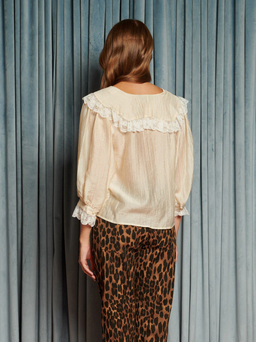 Silken Collar Blouse - Image 3