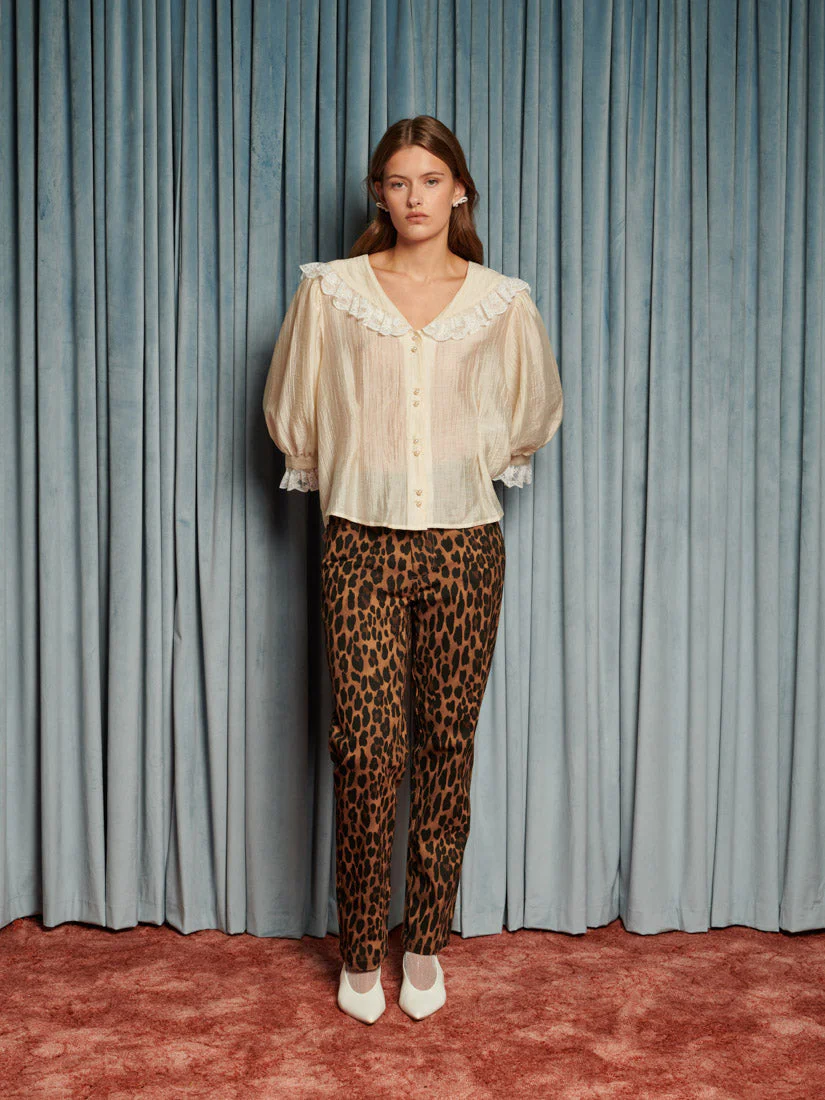 Silken Collar Blouse - Image 4