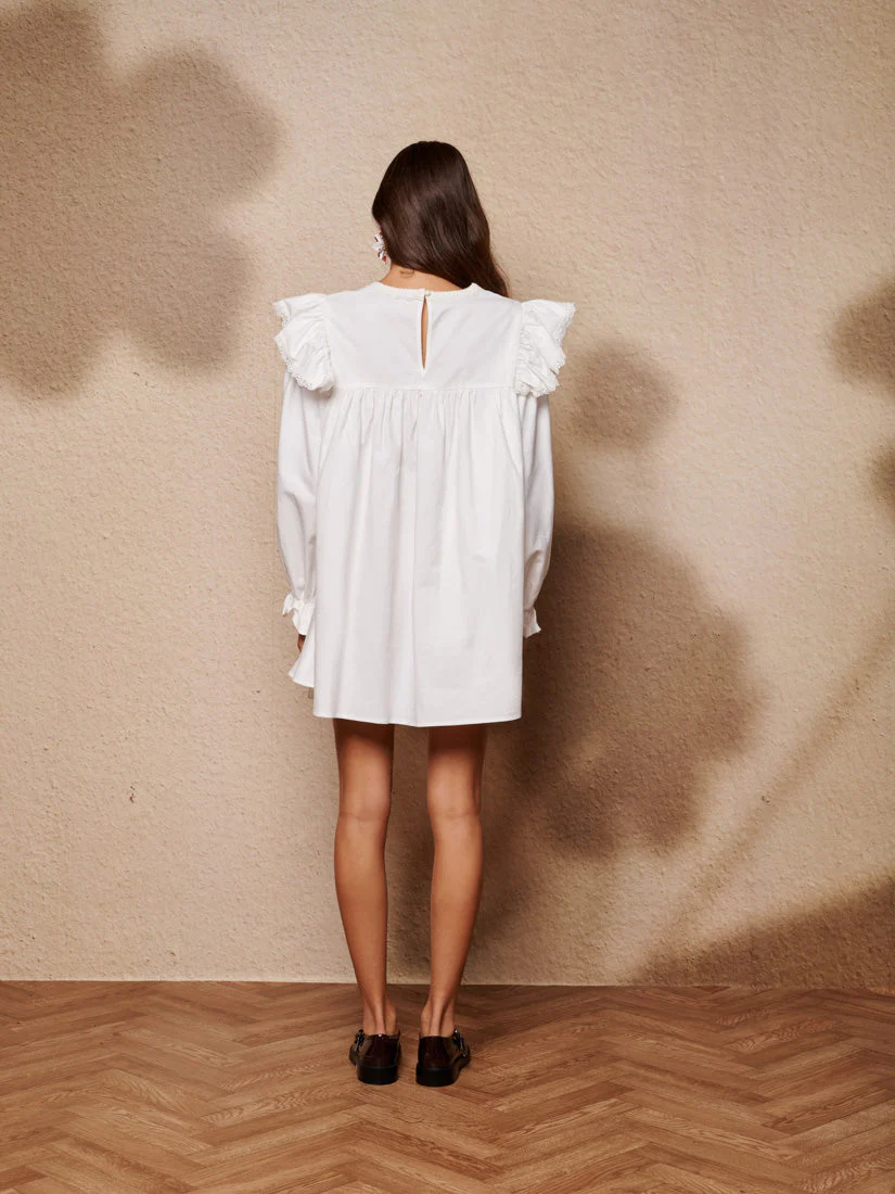 Sol Seeker Ruffle Mini Dress - Image 3