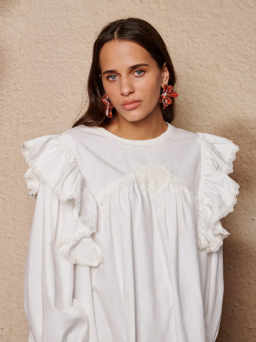 Sol Seeker Ruffle Mini Dress - Image 5