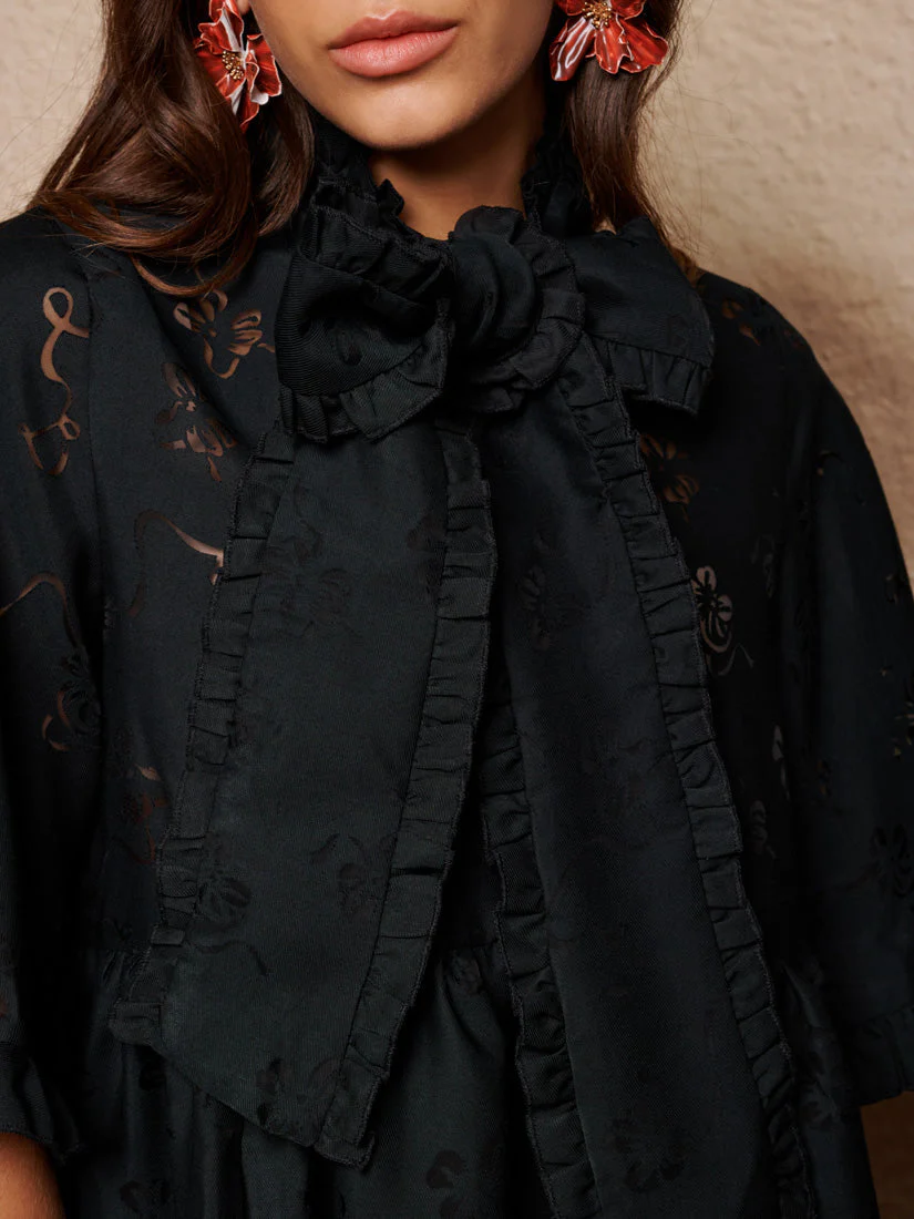 Solace Bow Midi Dress - Image 6