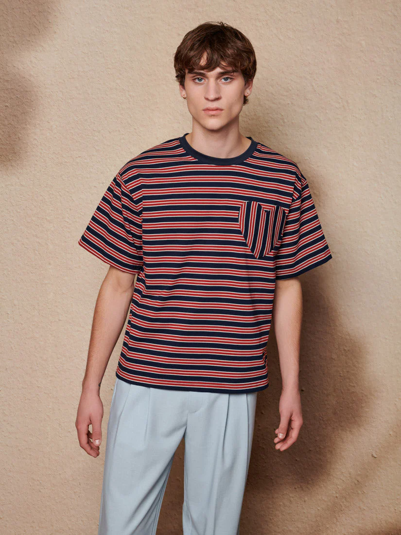 Soleil Stripe Boxy T-shirt