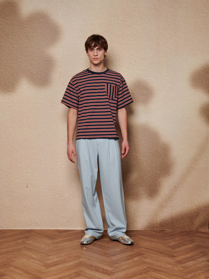 Soleil Stripe Boxy T-shirt - Image 2