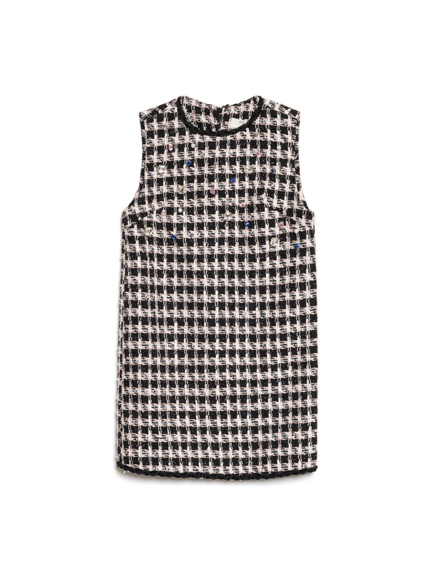 <b>DREAM</b> Spectacle Tweed Mini Dress - Image 7