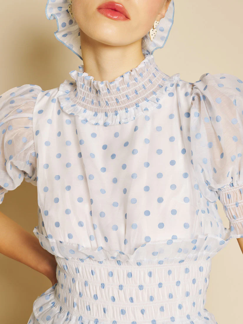 Stipple Spot Maxi Dress - Image 6