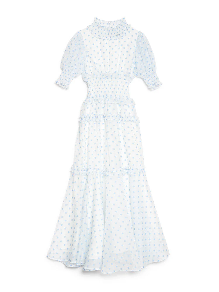 Stipple Spot Maxi Dress - Image 7