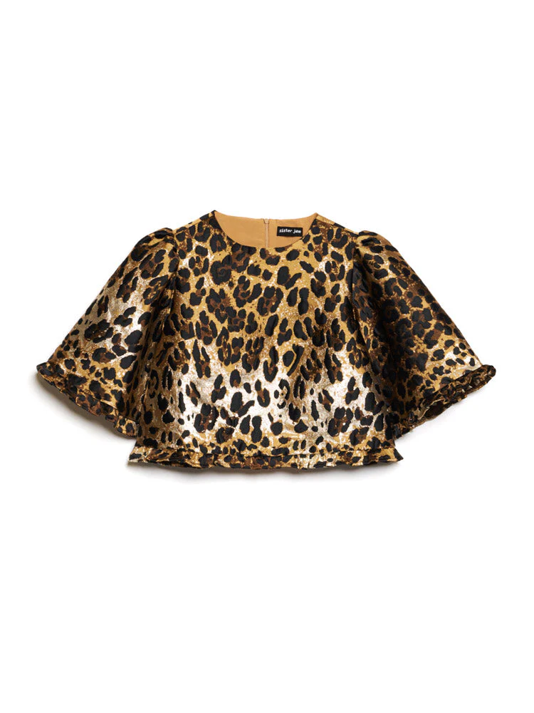 Suite Leopard Jacquard Top - Image 7