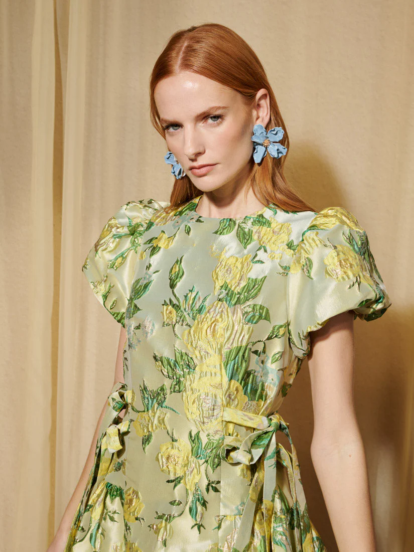 <b>DREAM</b> Sunspel Jacquard Mini Dress - Image 5